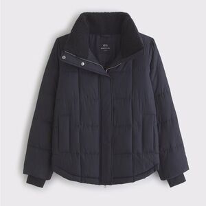Abercrombie & Fitch Black Puffer Jacket